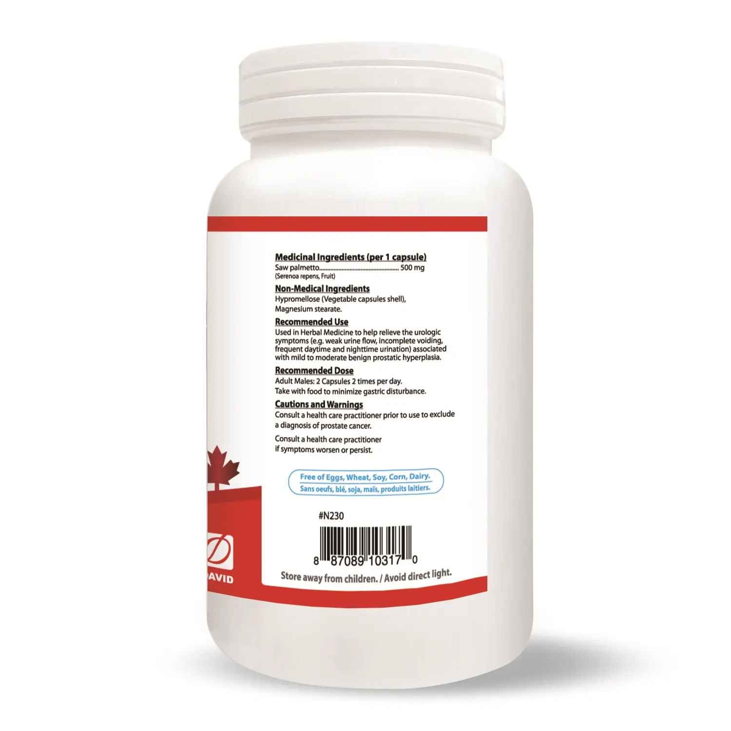 뉴트리돔 순수 쏘팔메토 500mg 소팔메토 120캡슐 2개월분 N230 이미지 8