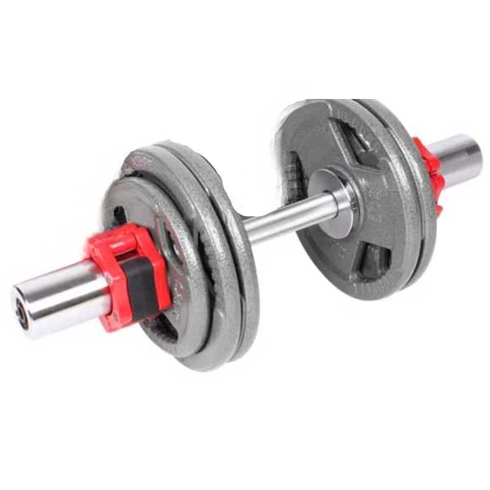 미니 바벨 저중량 웨이트 덤벨 팔운동 운동 헬스장 20kg (10kg x 2개) - 상품 이미지