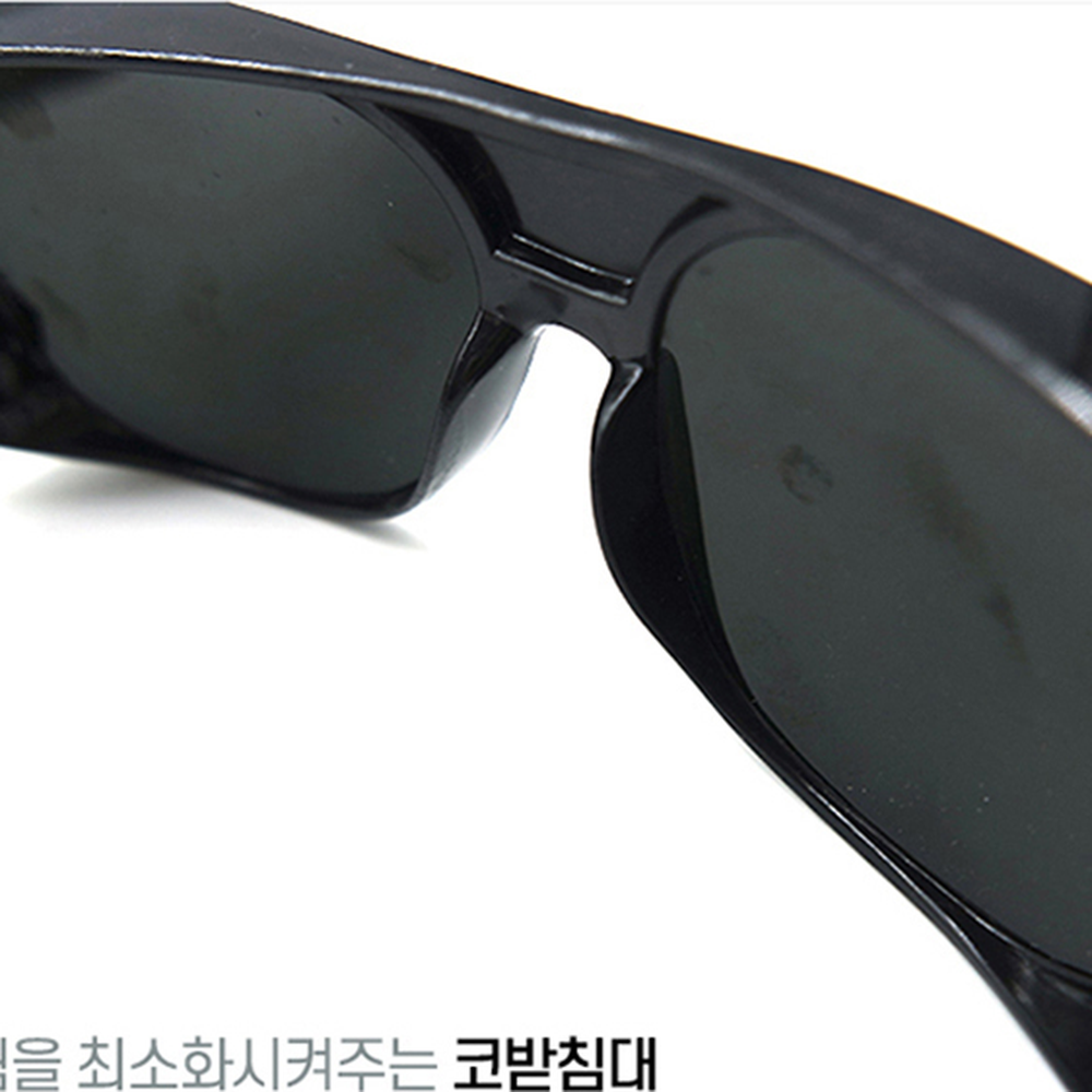 유리렌즈산업현장작업안경 측면보호공사현장보안경 흘러내림방지작업용 - 상세 이미지 4