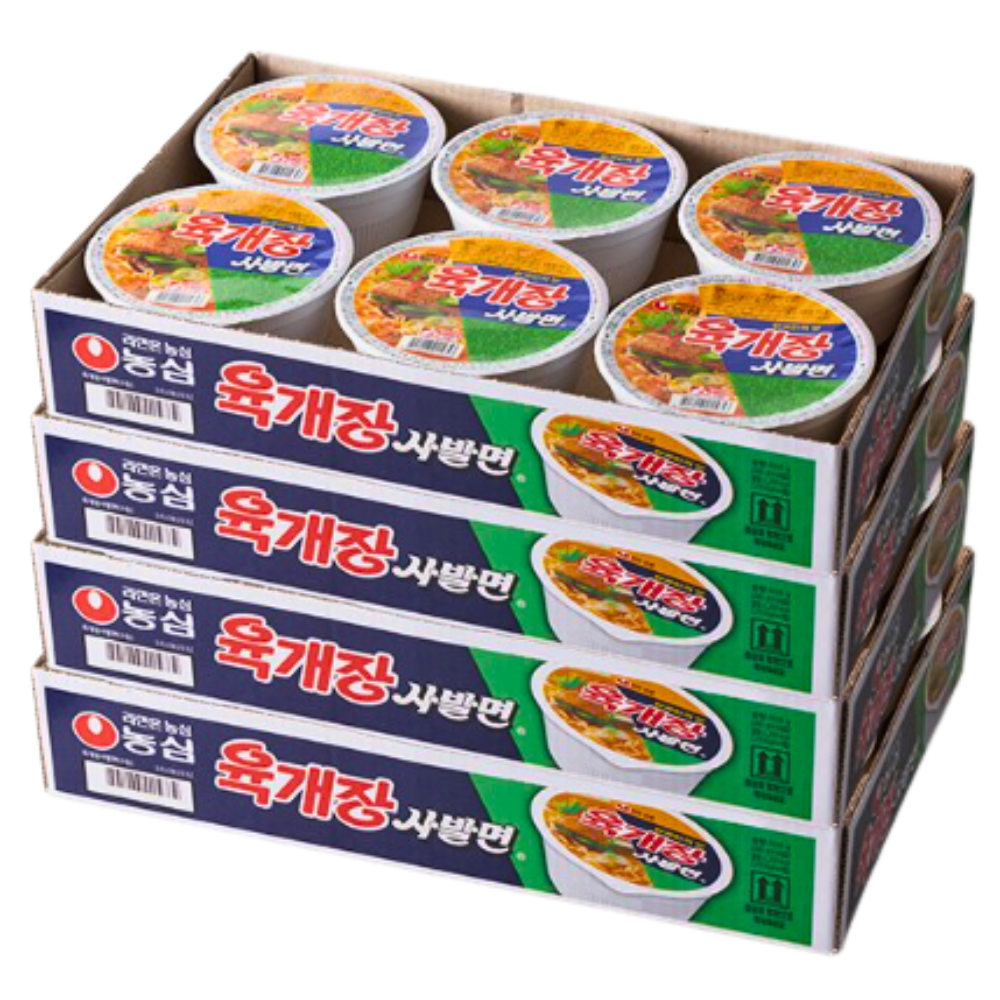 육개장사발면 86g 6개입 x4개 (총24개) - 상품 이미지