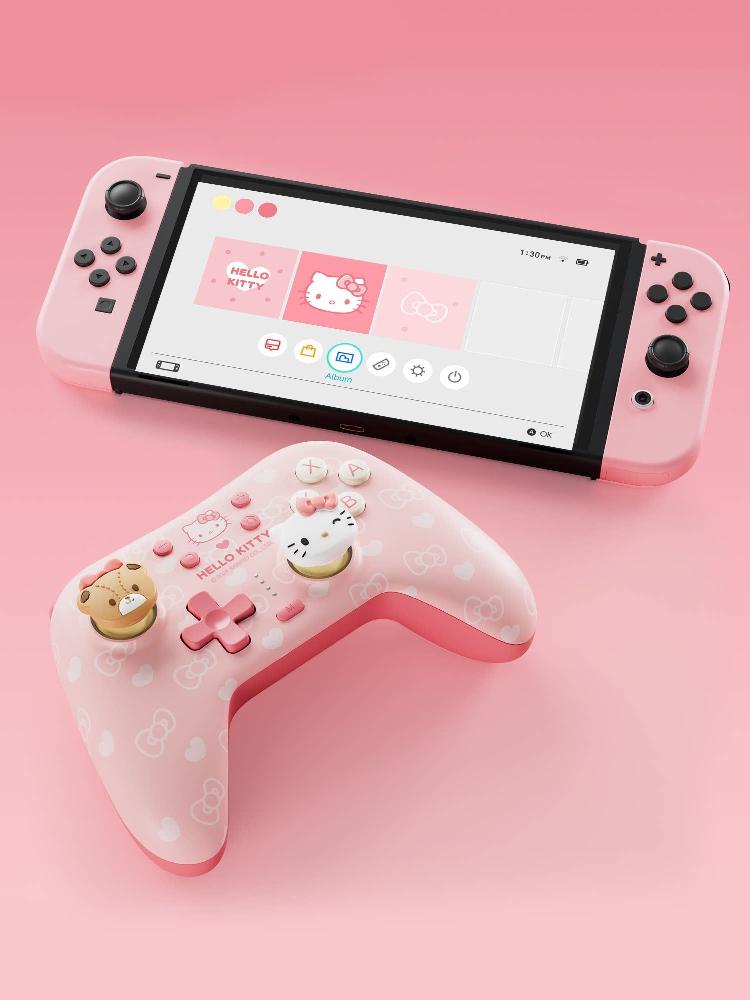 긱쉐어 PS5 Xbox NS PRO2 무선 블루투스 컨트롤러 PC 호환 스탠드 거치대 포함 - 상세 이미지 5
