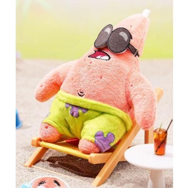 스폰지밥 비키니시티 주민 휴양지 인형 키링 뚱이 바퀴 징징이 밈 랜덤박스 이미지 6