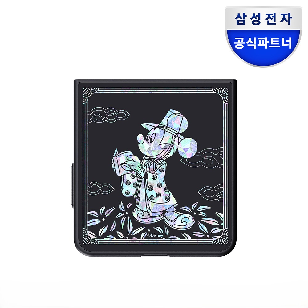 삼성 갤럭시Z 플립8 자개 마그넷 케이스 맥세이프 커버 디즈니 미키마우스 - 상품 이미지