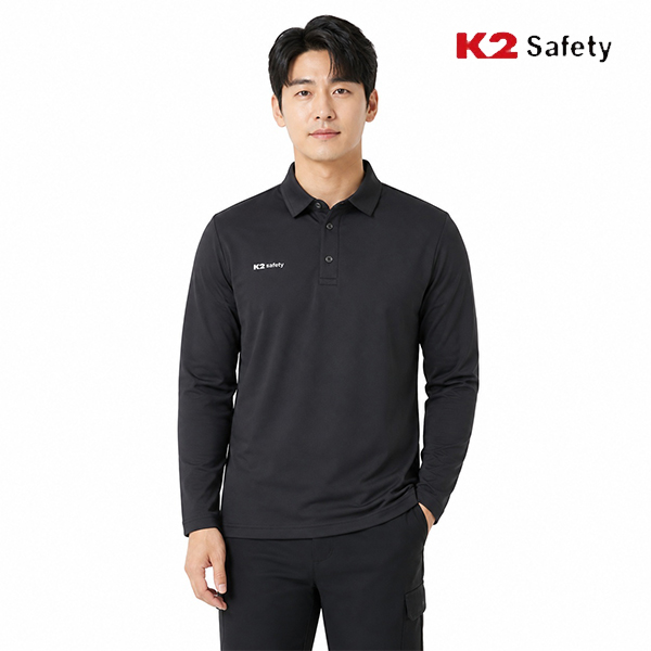 K2 세이프티 등산복상의 등산긴팔티셔츠 겨울 작업복 F2201 - 상품 이미지