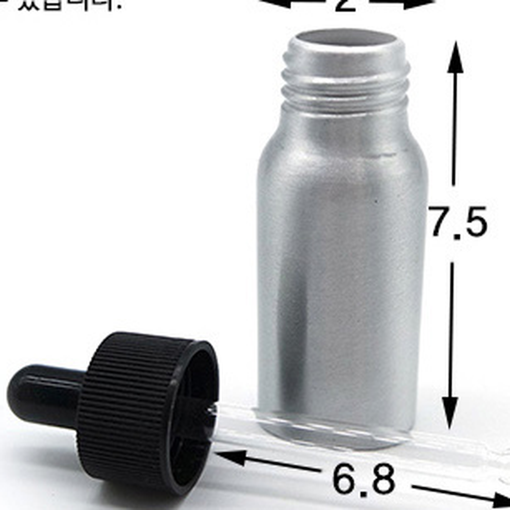농도제품앰플소분알루미늄공병 휴대간편화장품용기 뷰티소품화장품소분스포이드공병 30ml - 상세 이미지 3