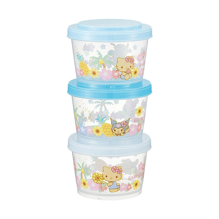 스케이터 Sanrio Characters Summer 조인트식 보존용기 3P세트 SIJ3 - 하카타몰