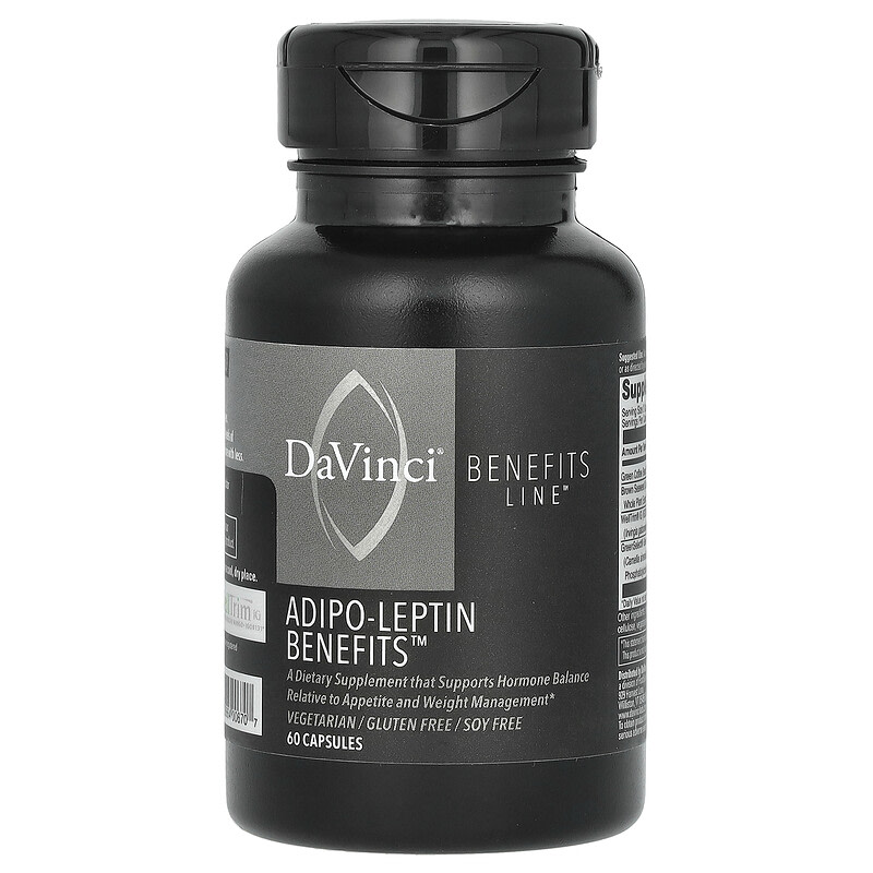 DaVinci Laboratories 아디포-렙틴 60캡슐, 3개 - 상세 이미지 2