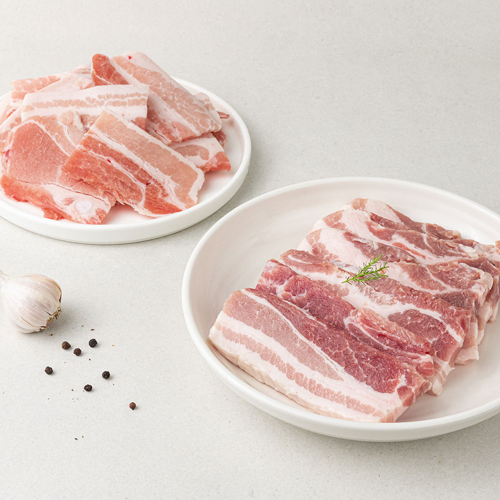 스페인산 냉동삼겹살 구이용 냉삼 한입삼겹살 500g 1kg 2kg - 상세 이미지 5