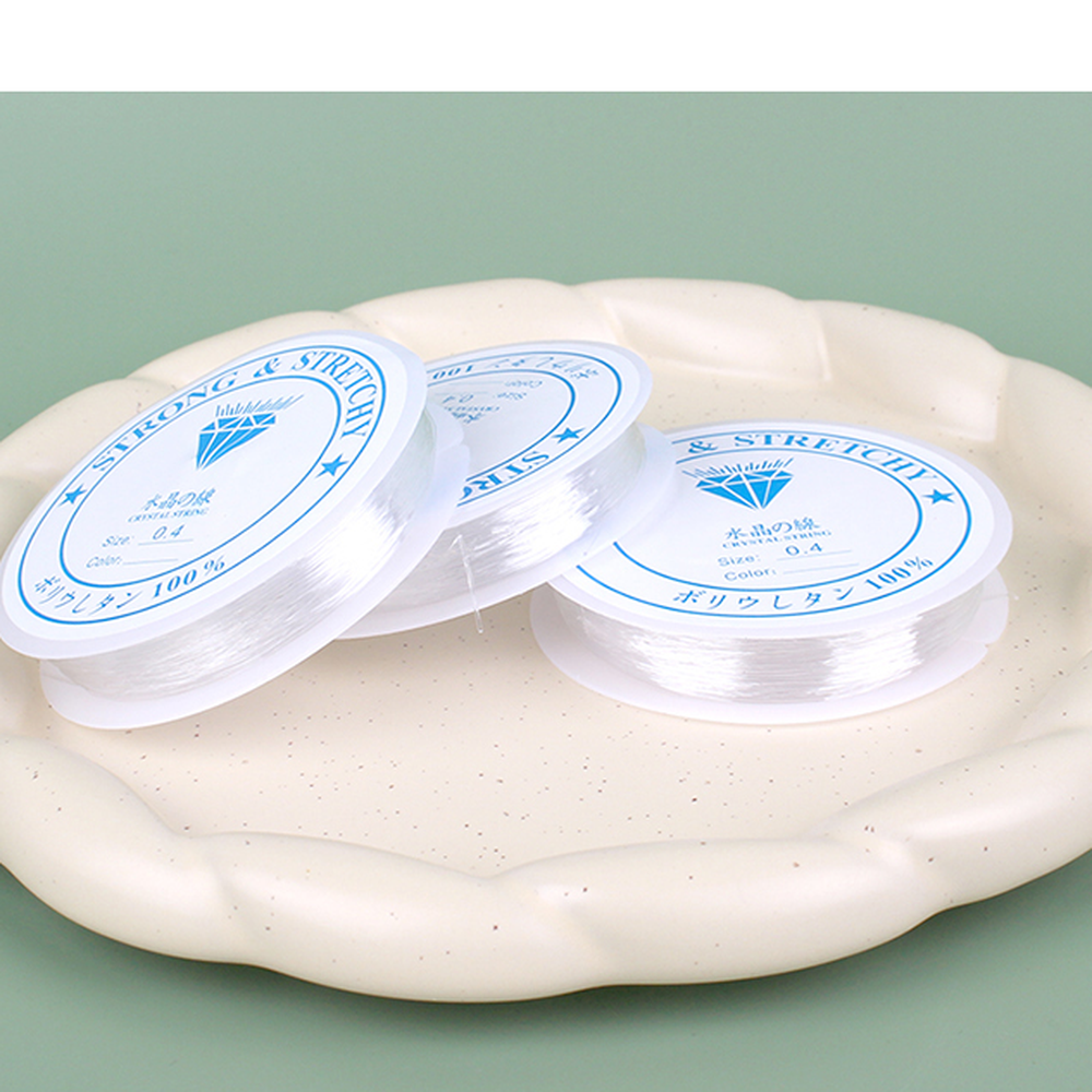 취미생활액세서리제작크리스탈텍 비즈DIY우레탄줄 수공예재료비즈공예줄 0.4mm 15M - 상세 이미지 2
