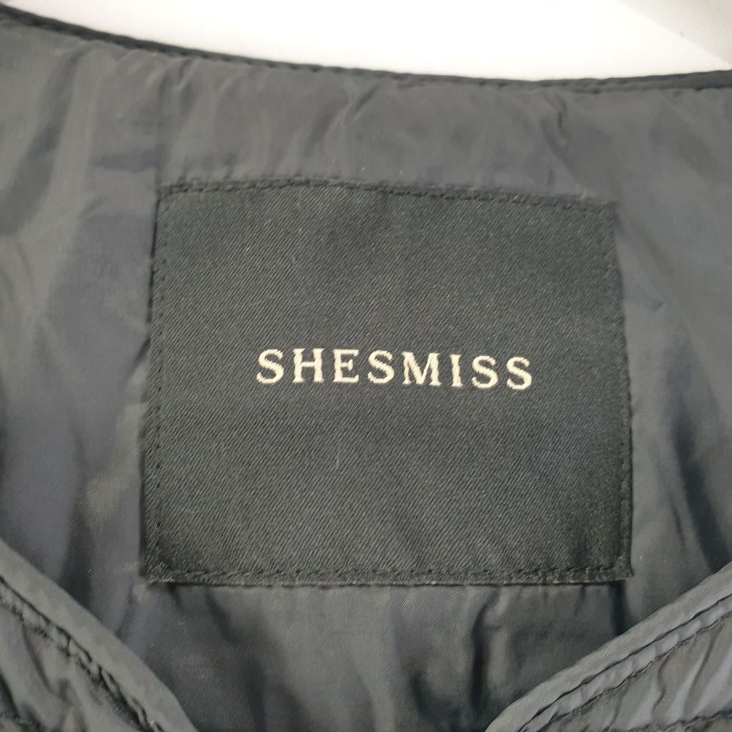 쉬즈미스 블랙 여자 패딩 조끼 88-160 N9750 이미지 8