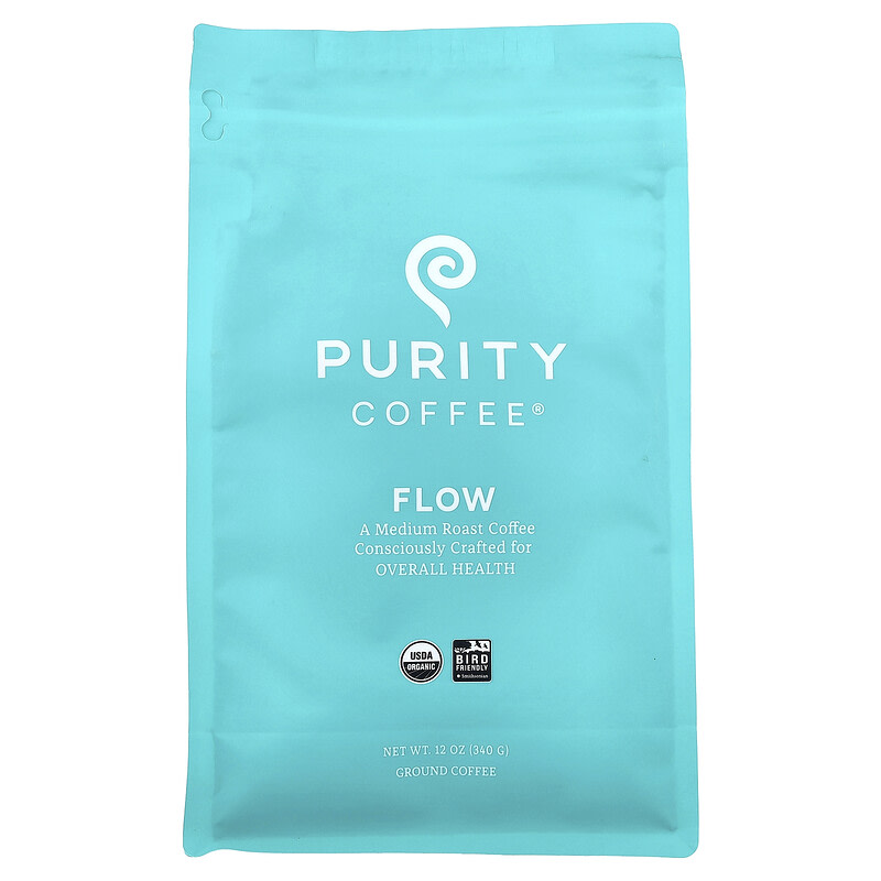 Purity Coffee 플로우 분쇄 미디엄 로스트 340g, 1개 - 상품 이미지