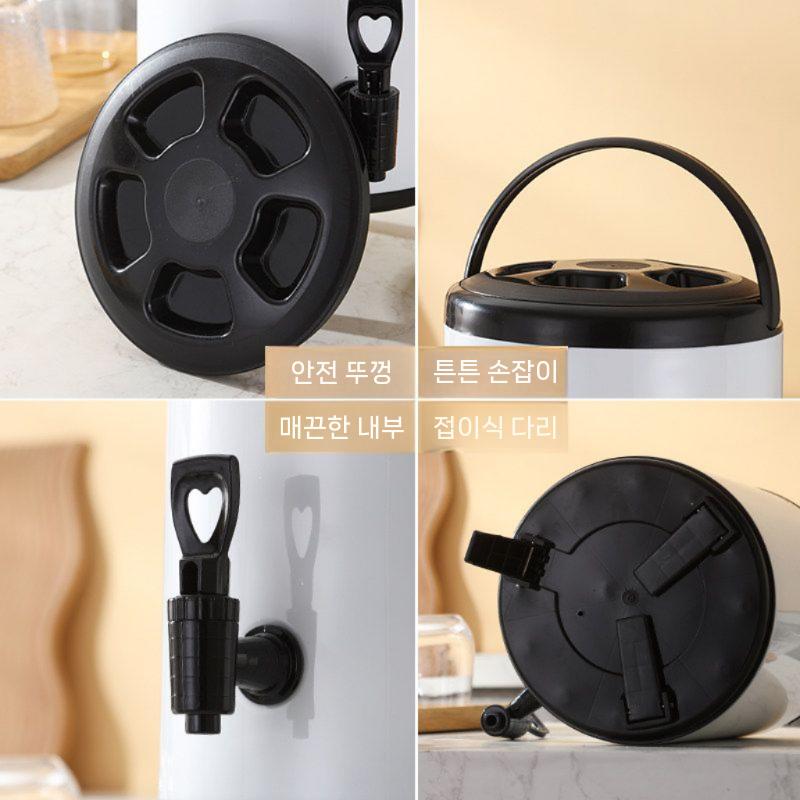 커피 보온통 디스펜서 육수 단열 보냉통 대형 업소용 6L 이미지 6