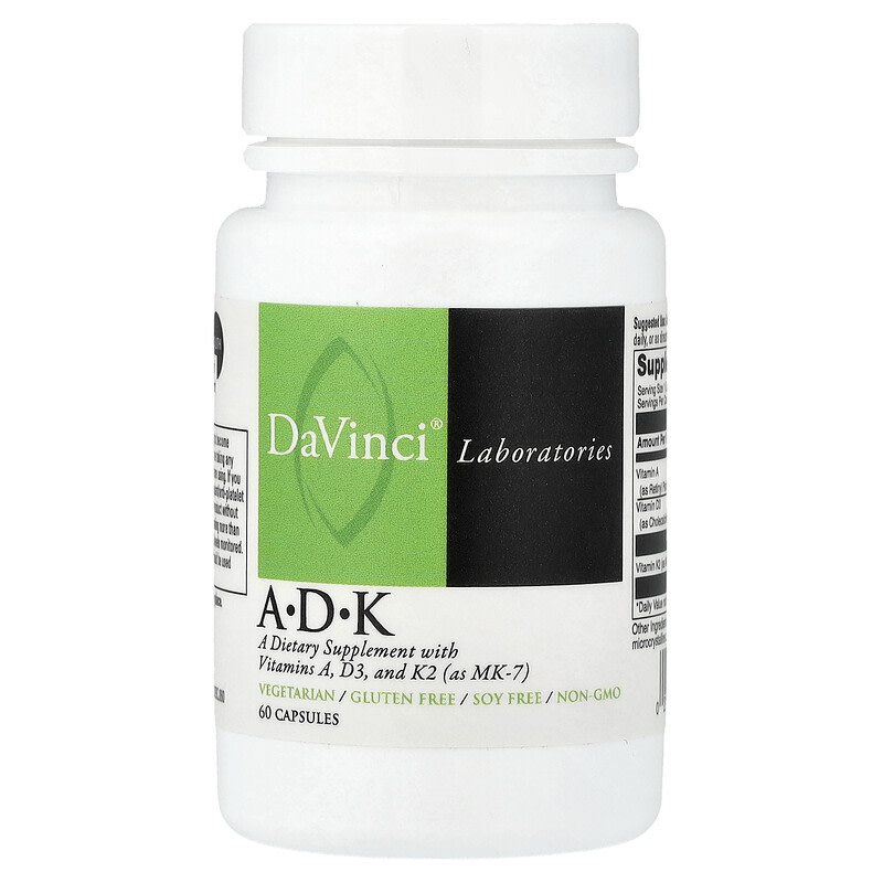DaVinci Laboratories A-D-K 60캡슐, 3개 - 상세 이미지 2