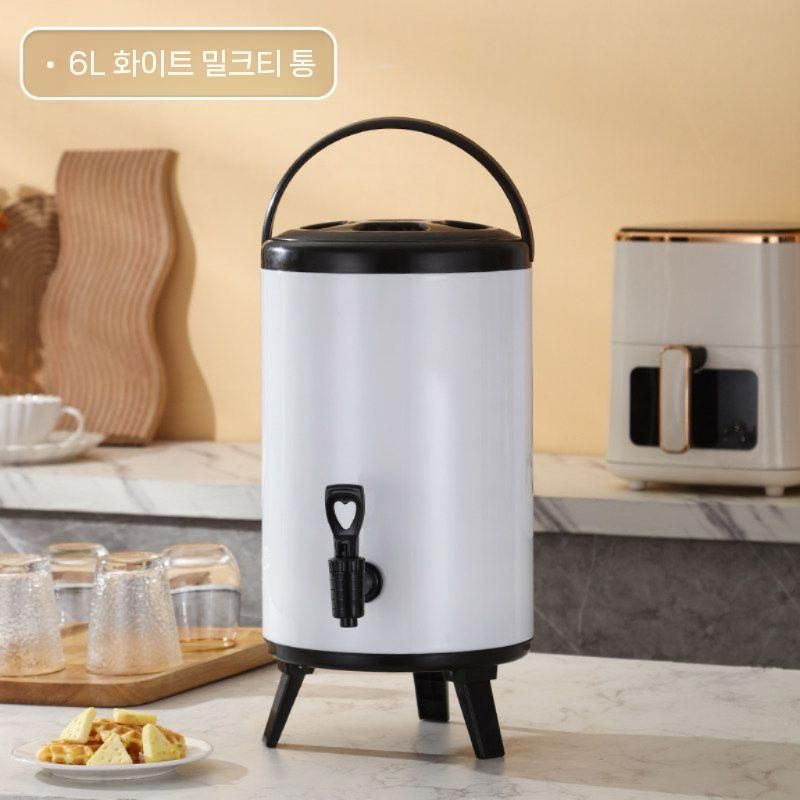 커피 보온통 디스펜서 육수 단열 보냉통 대형 업소용 6L - 상세 이미지 2