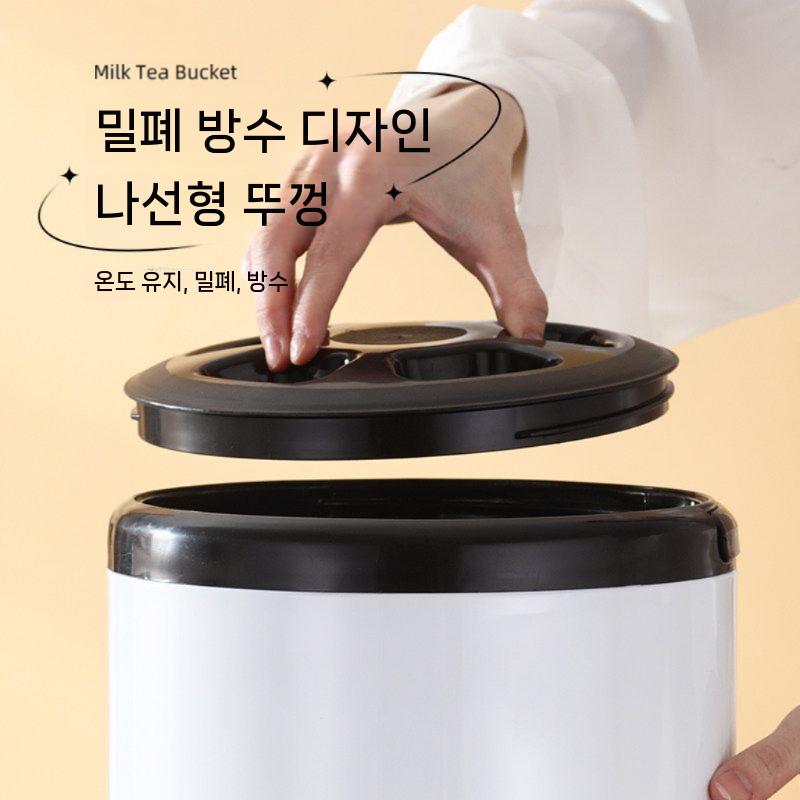 커피 보온통 디스펜서 육수 단열 보냉통 대형 업소용 6L - 상세 이미지 5