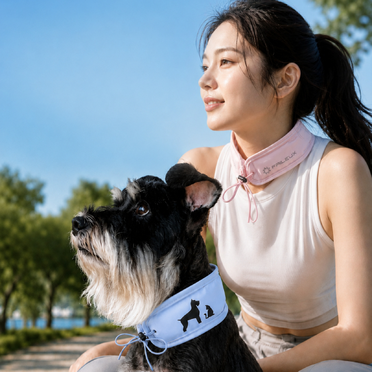 아반펫 강아지 넥쿨러 쿨링밴드 넥밴드 쿨스카프 여름넥쿨러 - 상품 이미지