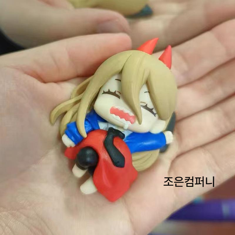 체인소맨 피규어 5종 세트 가챠 캐릭터 인테리어 장식 소품 굿즈 사무실 책상 조은컴퍼니 세트(5개) 4.5cm - 상세 이미지 2