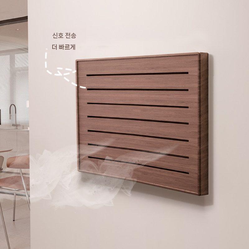 배전함 가리개 두꺼비집 커버 차단기 덮개 원목 인테리어 A 40x30cm 행잉 타입 두께 1.7 이내로 커버할 수 있 - 상세 이미지 3