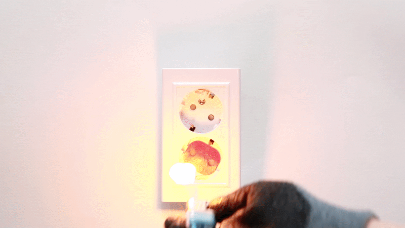 국산 콘센트 화재방지 스티커 간이소화기 소화패치 - 상품 이미지