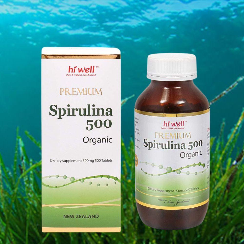 하이웰 프리미엄 오가닉 스피루리나 500mg 500정 뉴질랜드 유기농 스피루리나 x 2 - 상세 이미지 5
