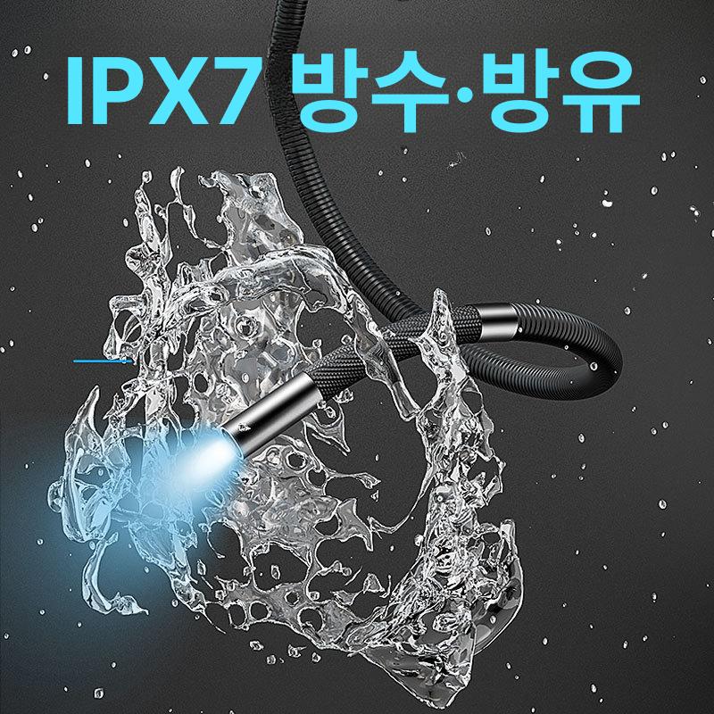 산업용 배관 내시경 카메라 스마트폰 하수구 누수 탐지기 1M6mm - 상세 이미지 4
