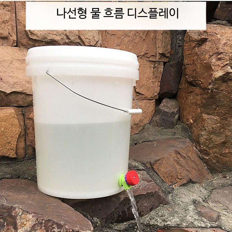 이동식 수도꼭지 양동이 바케스 플라스틱 바퀴달린 등산 - 상세 이미지 2