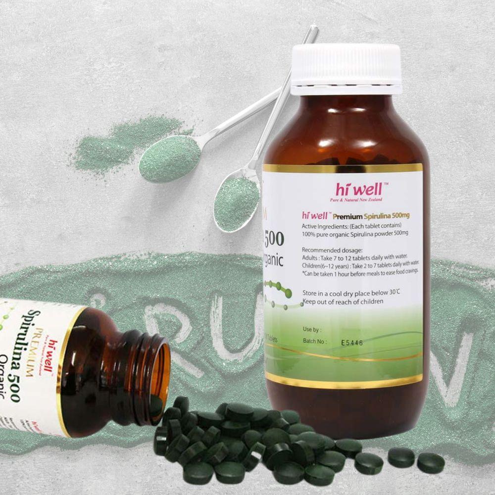 하이웰 프리미엄 오가닉 스피루리나 500mg 500정 뉴질랜드 유기농 스피루리나 x 2 - 상세 이미지 2