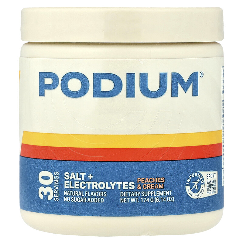 Podium Nutrition 소금 전해질 복숭아 크림 174g, 3개 - 상세 이미지 2