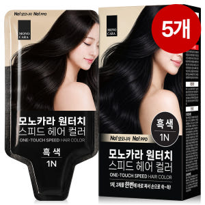 모노카라 새치 염색약 30g 5개 남자 여자 흰머리 커버 염모제 뿌리 셀... 솔직 후기 | 피부 타입별 분석 - 상품 이미지 2