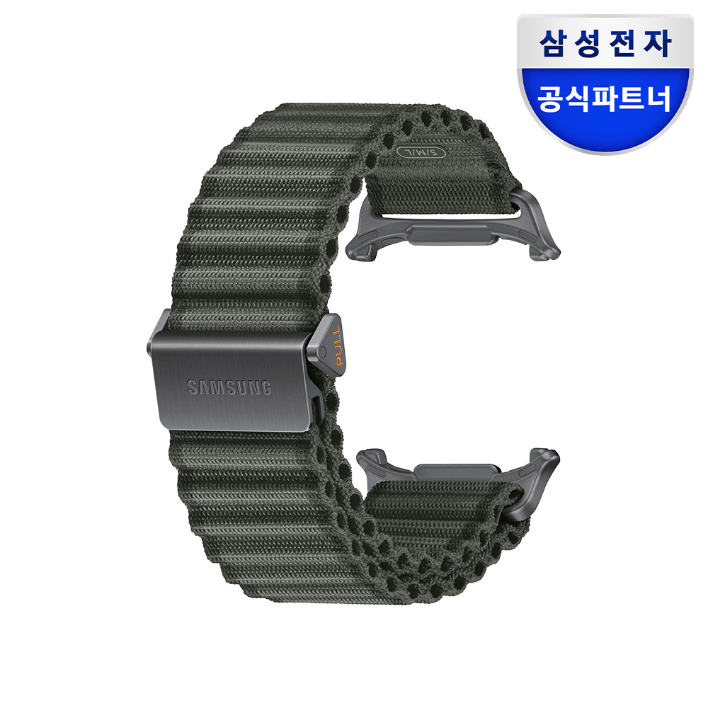 삼성 트레일 스트랩 루프 밴드 올리브, 갤럭시 워치 울트라 2-1, 47mm - 상품 이미지