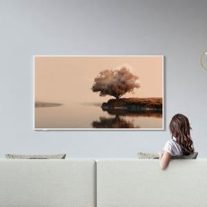 TCL 4K QLED 프레임 TV A300W, 벽걸이형 X 상세 이미지 1