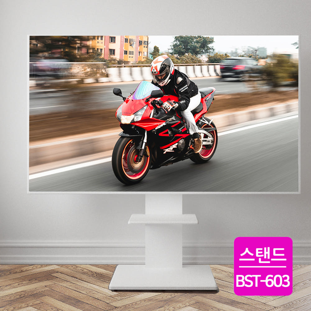 티비거치대 대형 이동식 tv스탠드 65인치 75인치 삼성 LG 올레드 호환 BFS14 - 상세 이미지 4