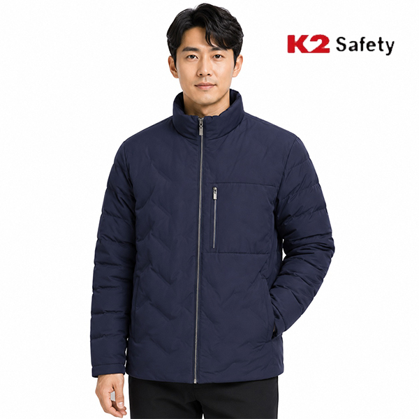 K2 세이프티 경량 패딩 k2 패딩 점퍼 겨울 충전재 회사 근무복 F3101 - 상품 이미지