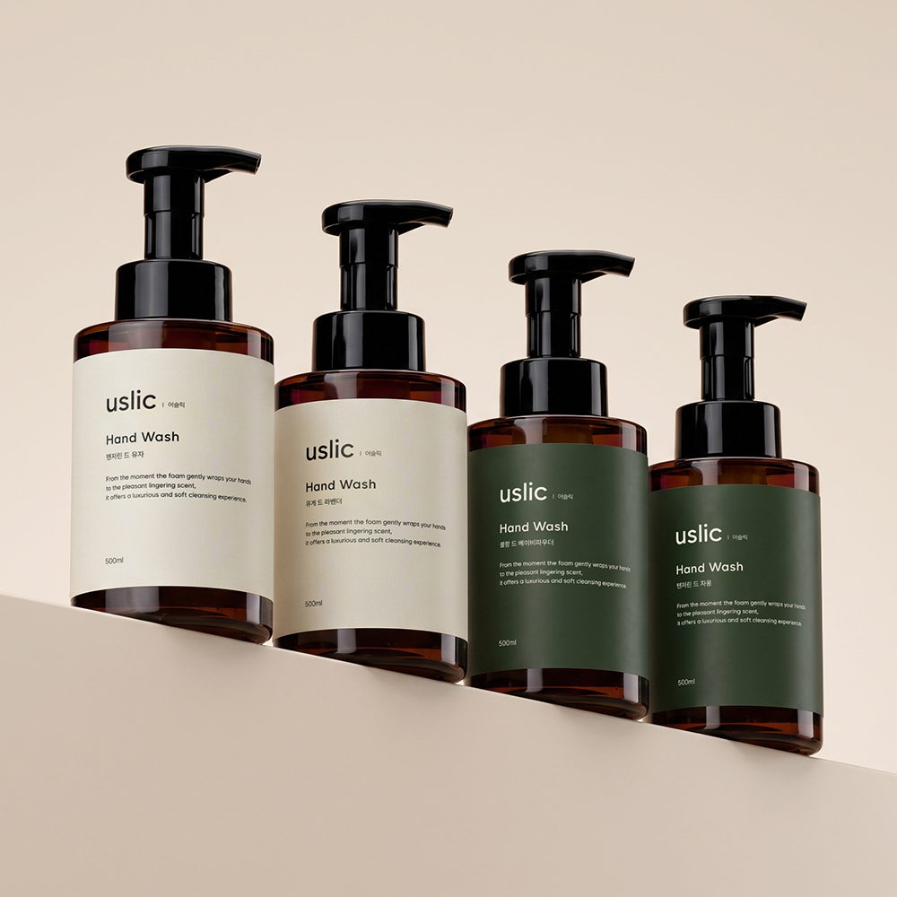 어슬릭 퍼퓸핸드워시 선물 손세정제 물비누 블랑 드 베이비파우더, 500ml, 4개 이미지 8