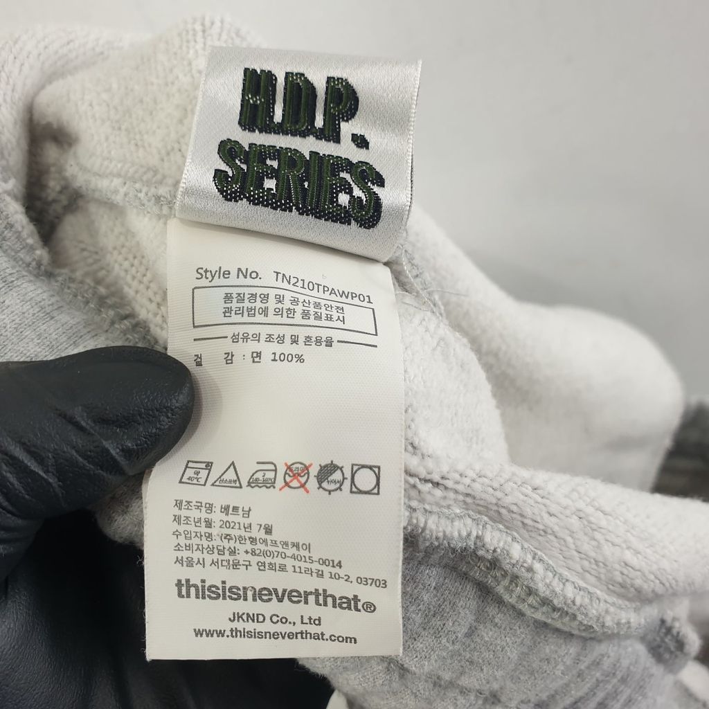 디스이즈네버댓 그레이 남자 운동바지 L N9796 - 상세 이미지 2