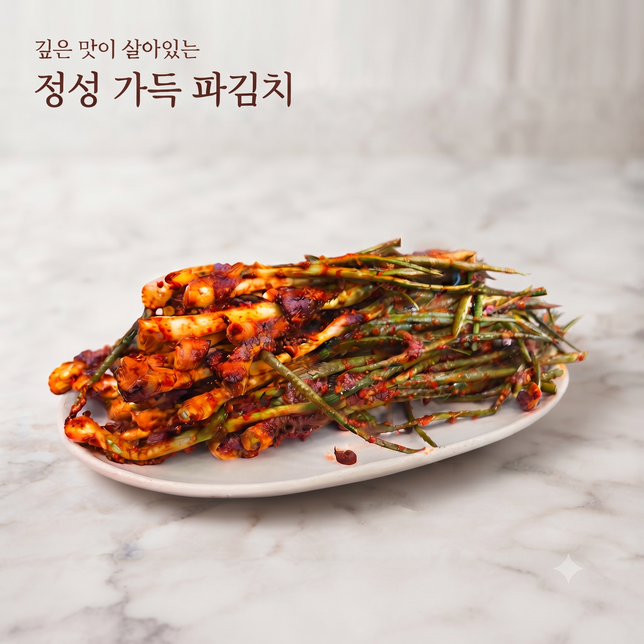 가미정샤보리 실비 파김치 알배기 겉절이 매콤한 밥도둑 - 상품 이미지