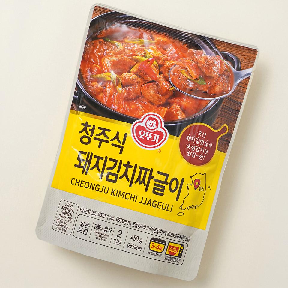 메가마트 오뚜기 청주식 돼지 김치짜글이 450g - 상세 이미지 2