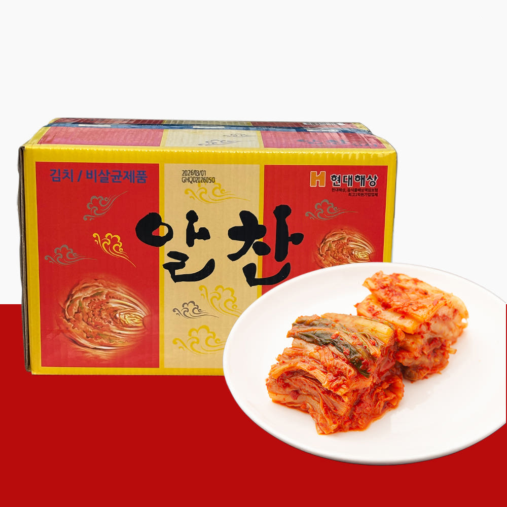 알찬 맛김치 10kg 중국산 수입 맛/한입 김치 썰은[쿠폰행사] - 상품 이미지