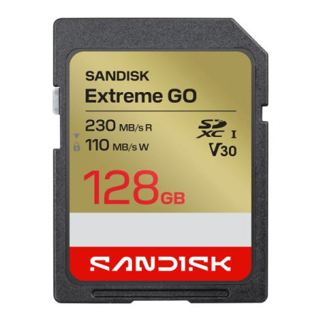 안전포장 샌디스크 SDXC Extreme GO 128GB SD메모리카드 SDXGN