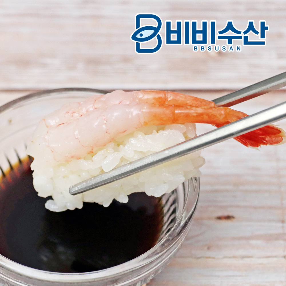 단새우회 20미 횟감용 아마애비 북쪽분홍새우 초밥용 스시 홈마카세 손질 홍새우 달마새우 - 상세 이미지 5