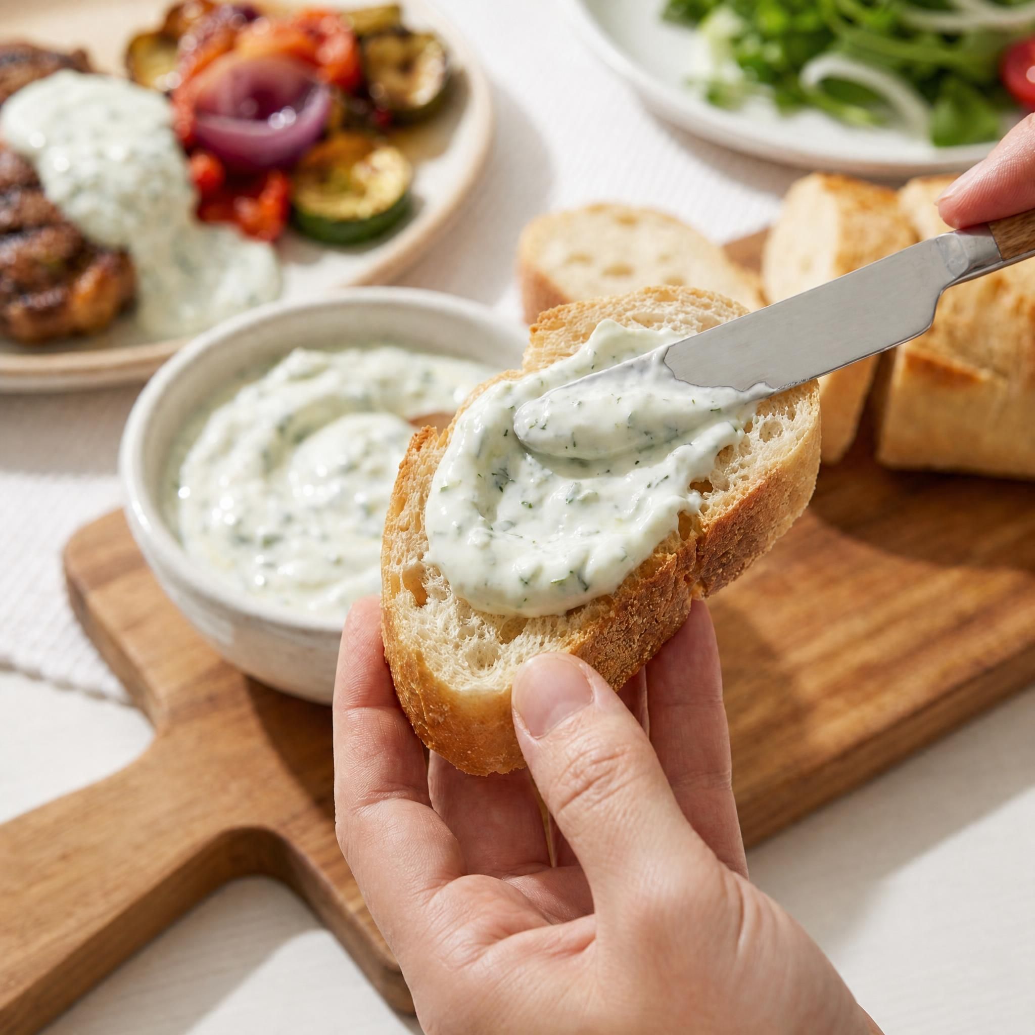 유비푸드 그리스 전통 차지키소스 1kg Tzatziki 이미지 6