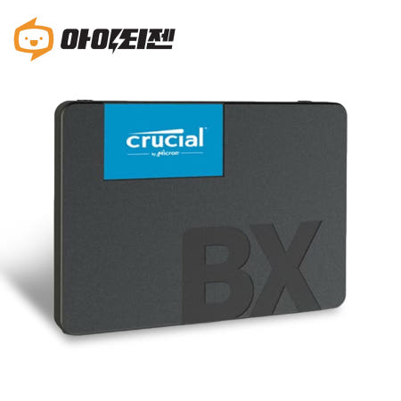 [중고]마이크론 SSD BX500 120GB 노트북 데스크탑 2.5인치 내장 하드디스크