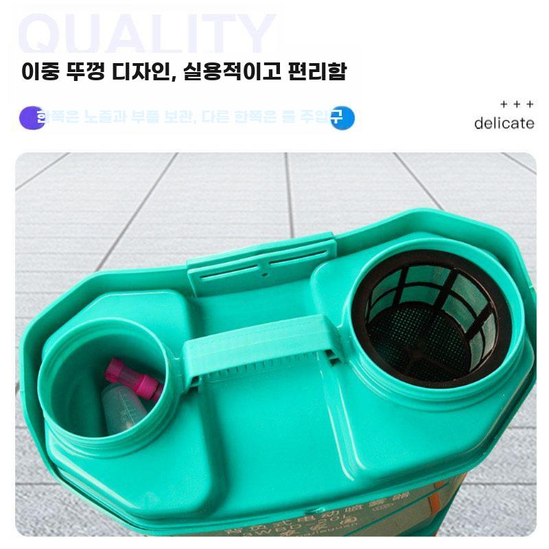 무선 농약 살포기 분사기 분무기 자동 고압 듀얼펌프 16L - 상세 이미지 3