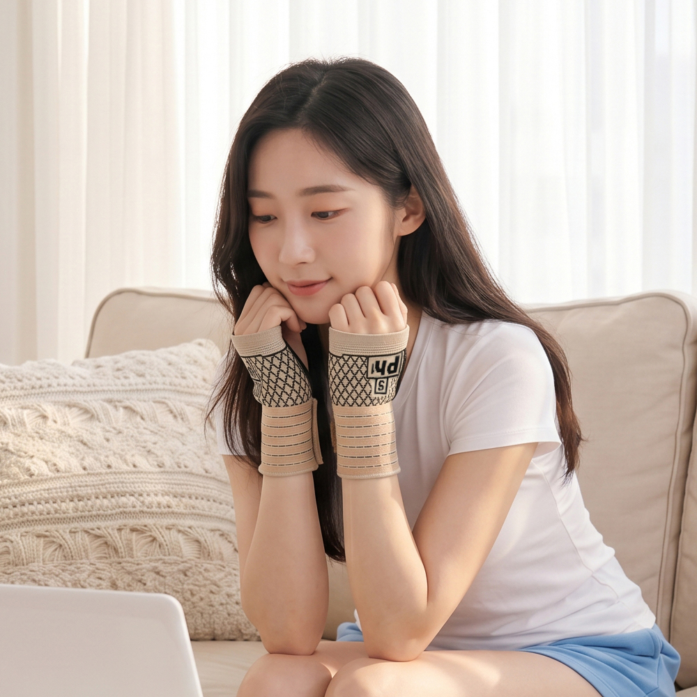 C시리즈 보호대 손목 손바닥 팔꿈치 무릎 발목 압박밴드 - 상세 이미지 5
