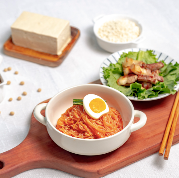 불없이 조리가능한 두부곤약면 다이어트곤약면 비빔정석 곤약비빔면 - 상품 이미지