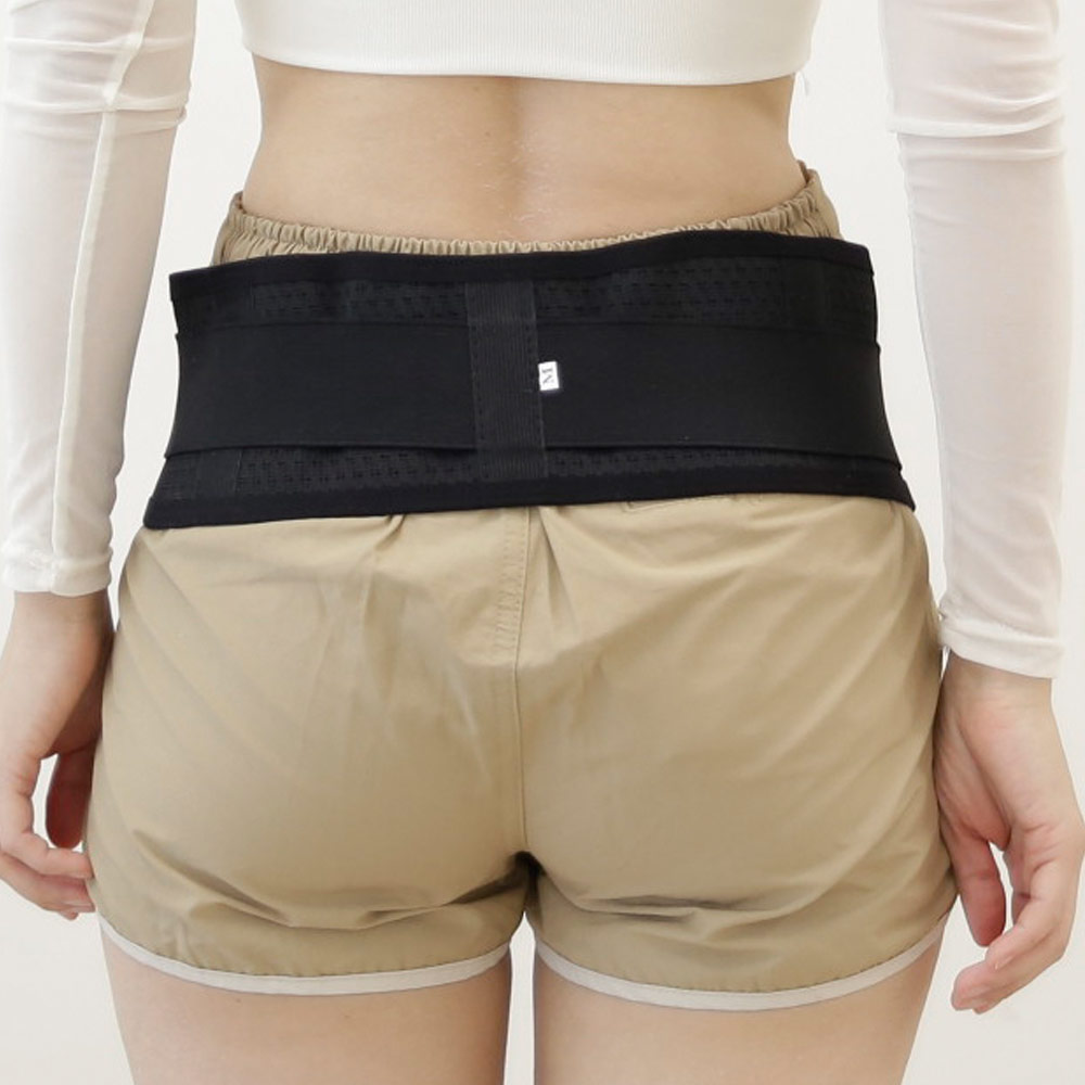 CB-M477 4인치 블랙 골반 교정 허리보호대 이중압박 - 상세 이미지 2