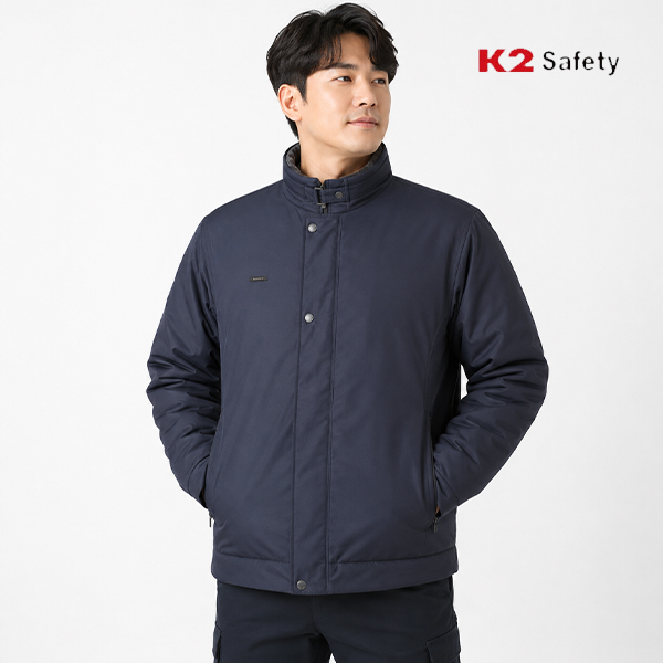 K2 세이프티 경량 패딩 K2 패딩 남자 자켓 근무복 겨울 제전복 남성 작업복 F103R - 상품 이미지