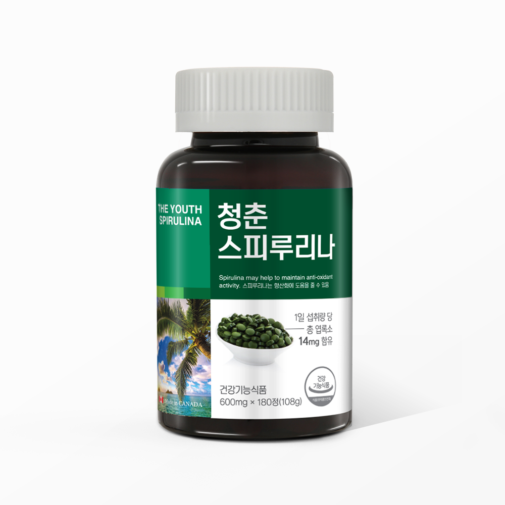 (9개월분) 닥터포이 청춘 스피루리나 항산화 알카리성 식품 요산 영양제 180정, 3개 - 상세 이미지 2