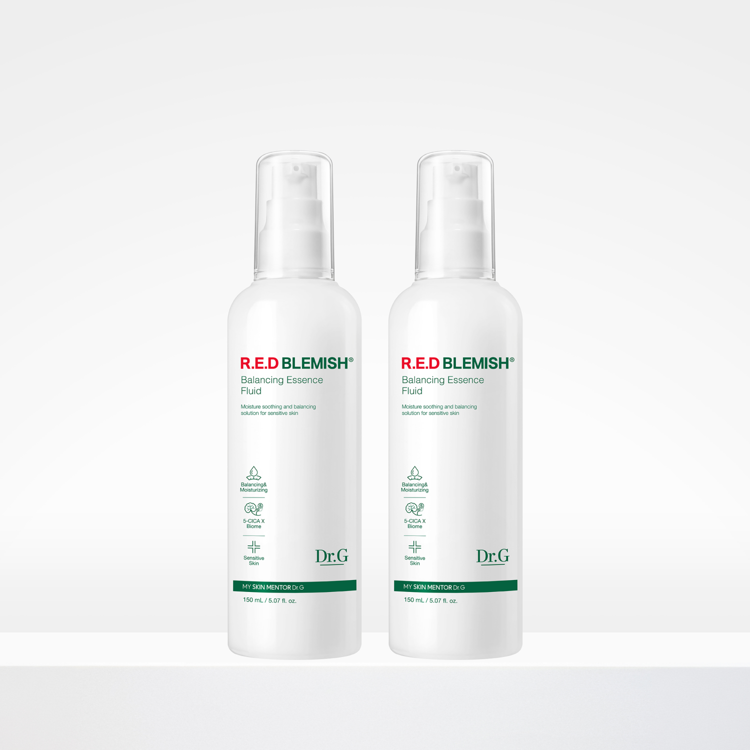 [1+1] 닥터지 레드 블레미쉬 밸런싱 에센스 플루이드 150mL - 상품 이미지