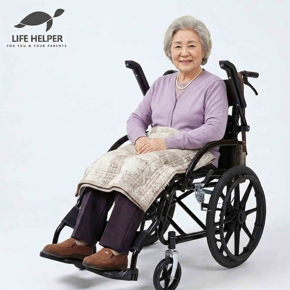 A3 휠체어 팔걸이 접이식 수동 경량 휴대용 가정용 병원 요양 병원 환자 장애인 노인 용 - 메인 이미지